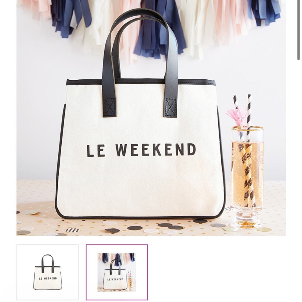 New Santa Barbara Studio small canvas tote Le Weekend